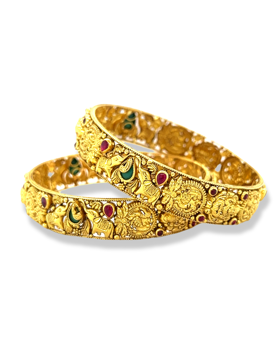 Gold Bangle Set of 2