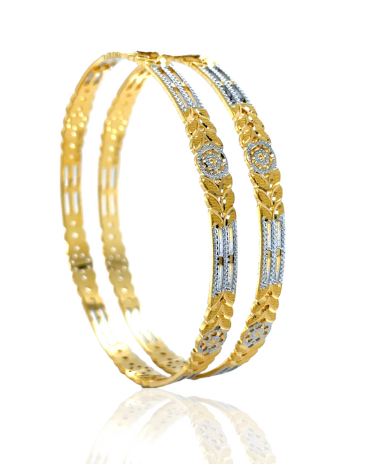 Gold Bangles set of 2