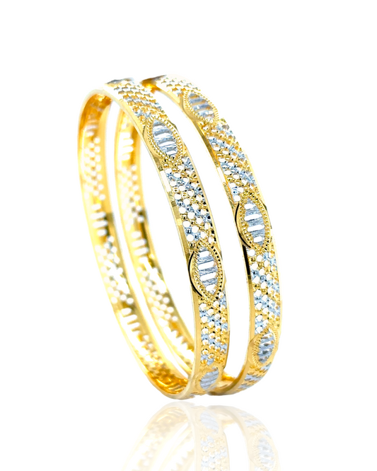 Gold Bangles Set of 2